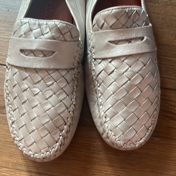 Robert  Zur Metallic Driving Loafers Size 10 - Picture 3 of 6